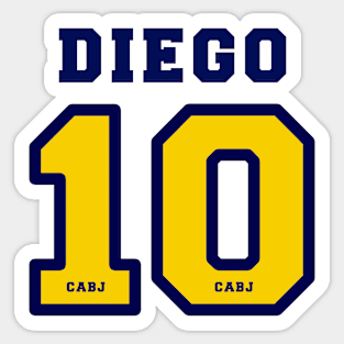 Diego 10 - CABJ Sticker